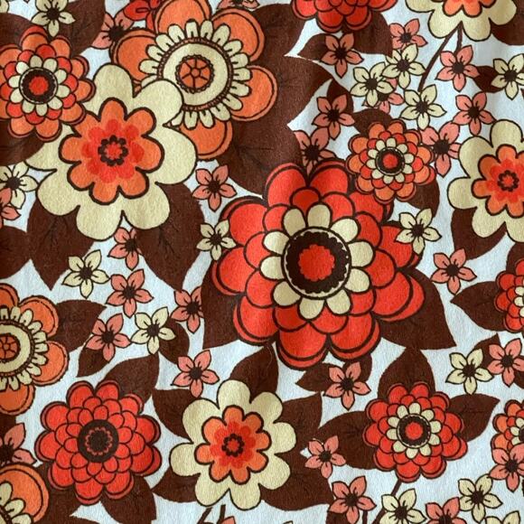 Short Dress Sleeveless Self Tie Backless Open Back Floral Large - Picture 5 of 6